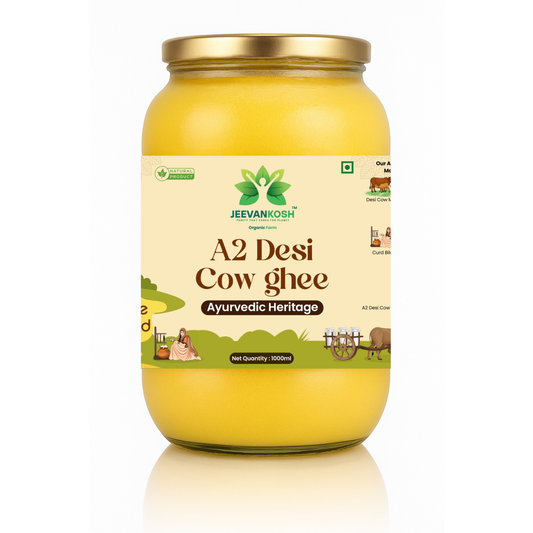 JEEVANKOSH A2 Desi Cow Ghee 1000ML